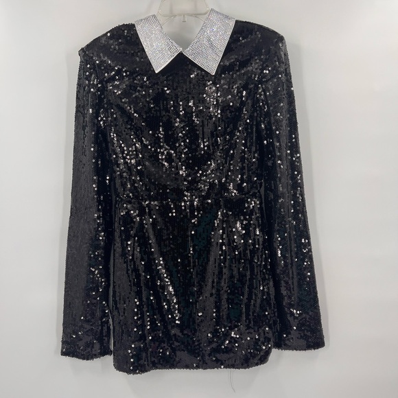 Akira MARK MY WORDS COLLARED MINI DRESS new with packaging large - Picture 4 of 13